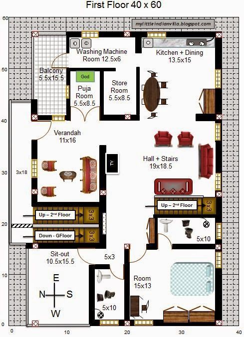 40x60 house plan